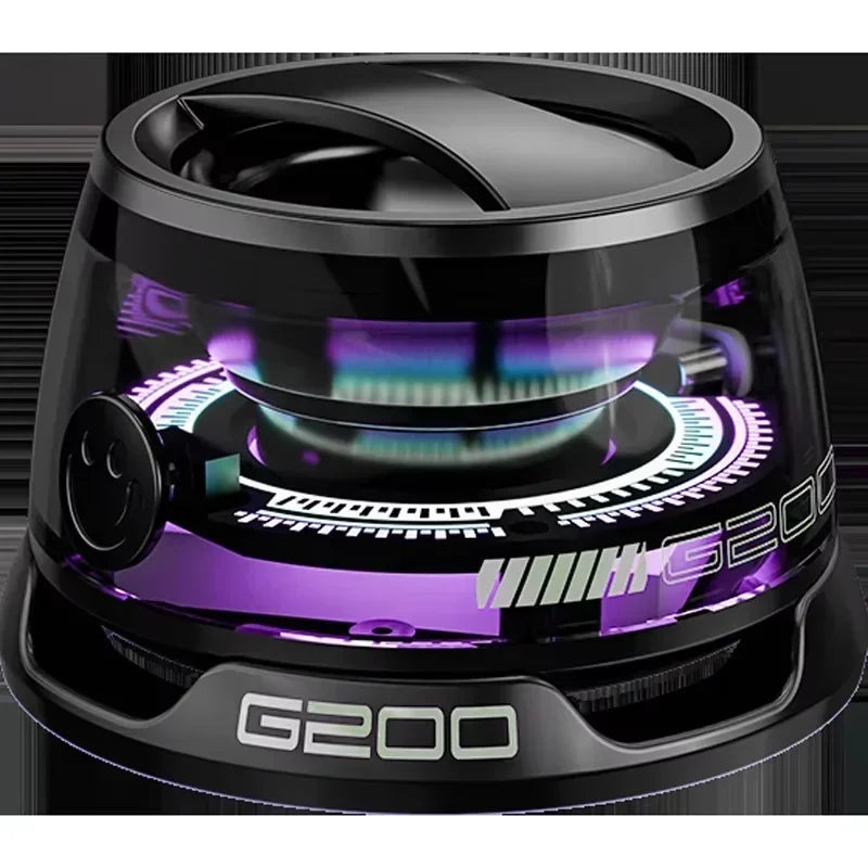 G200 Mini – Magnetic Bluetooth Speaker & Phone Stand with RGB Lights