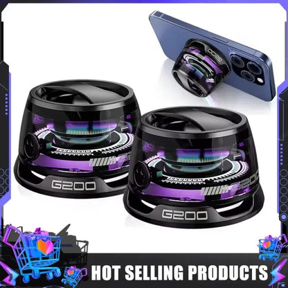 G200 Mini – Magnetic Bluetooth Speaker & Phone Stand with RGB Lights